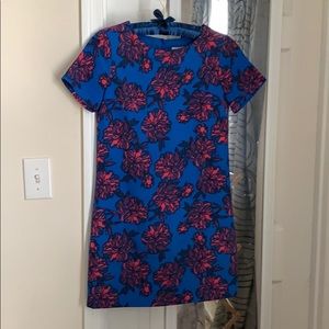 Printed short-sleeve gallery dress